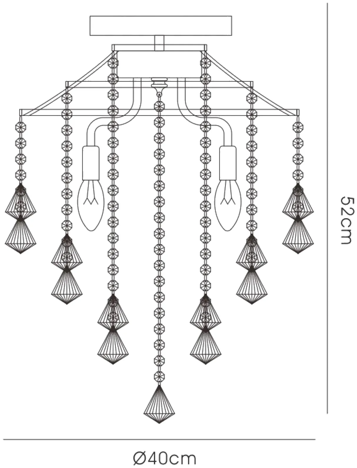 Inina French Gold Crystal Ceiling Lights Diyas Flush Crystal Fittings Inina French Gold Crystal Ceiling Lights Diyas Flush Crystal Fittings